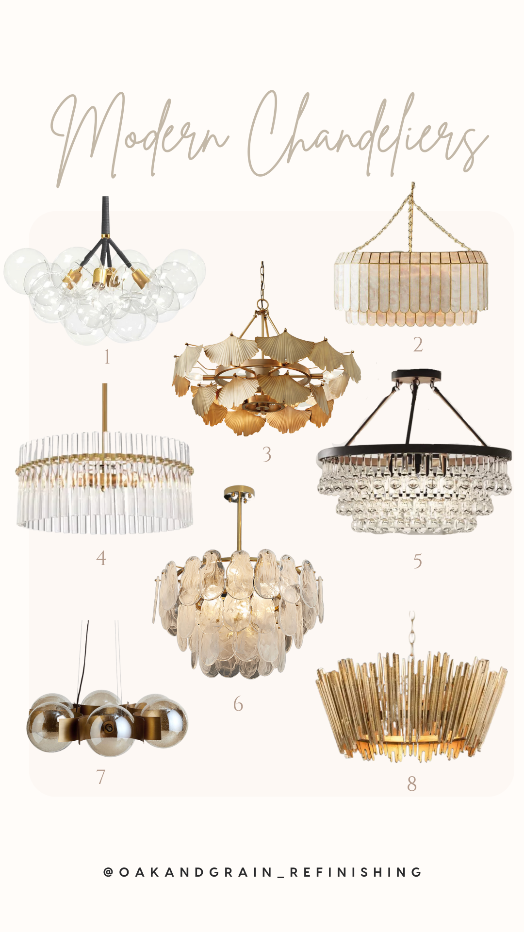 My Favorite Modern Chandeliers Suitable for Any Budget